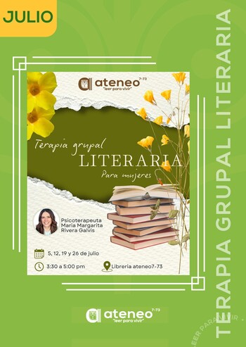TERAPIA GRUPAL LITERARIA JULIO